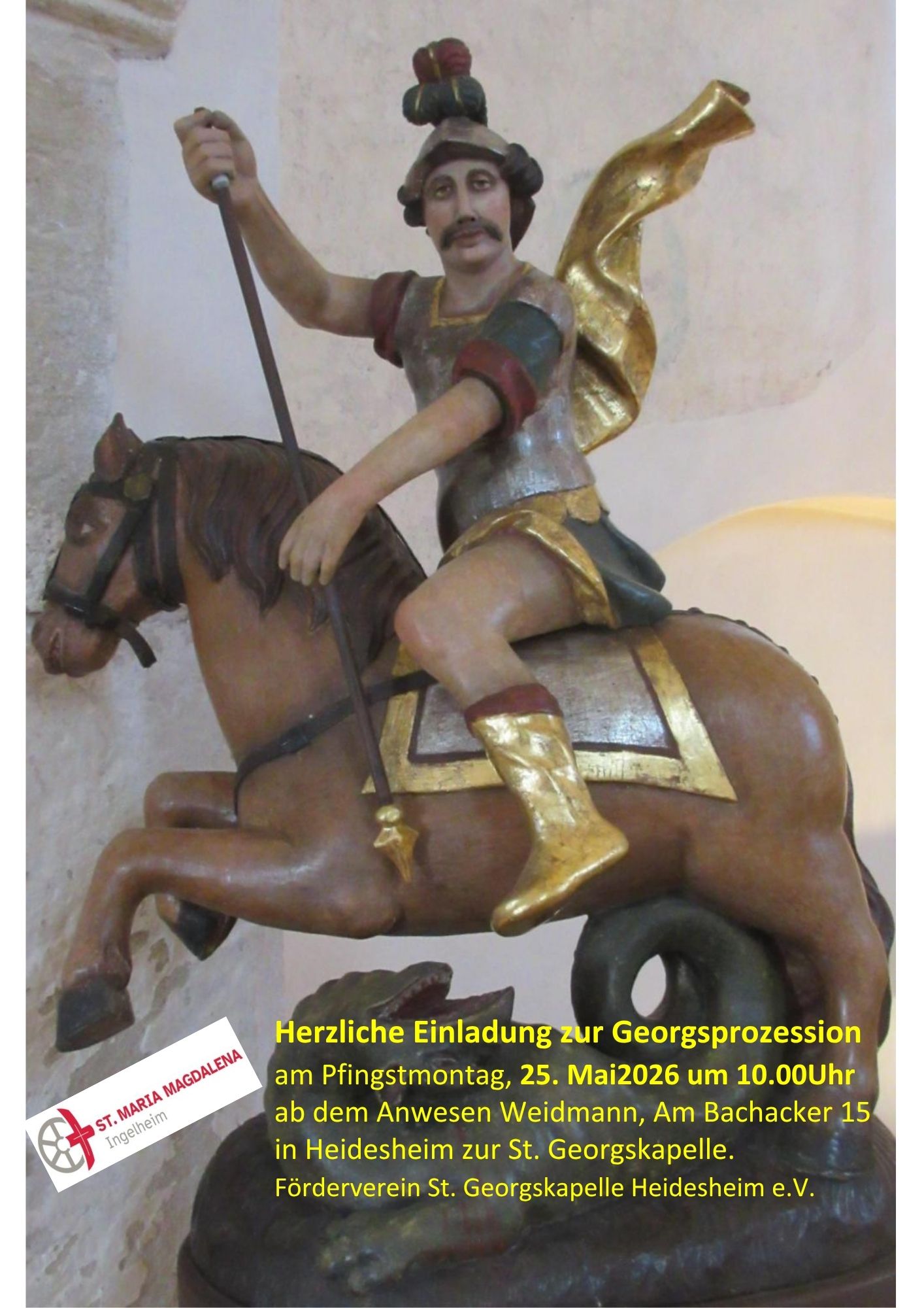Einladung zur diesjährigen Georgsprozession