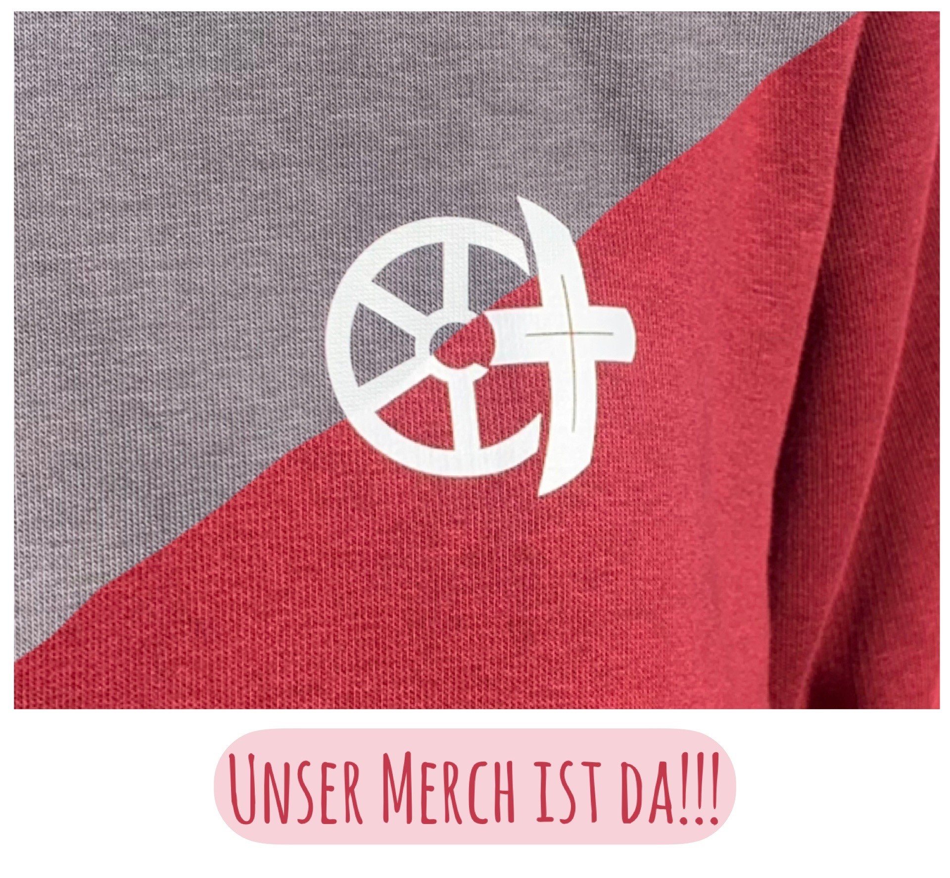 Pfarrei-Merch ist da - Logo auf der Vorderseite