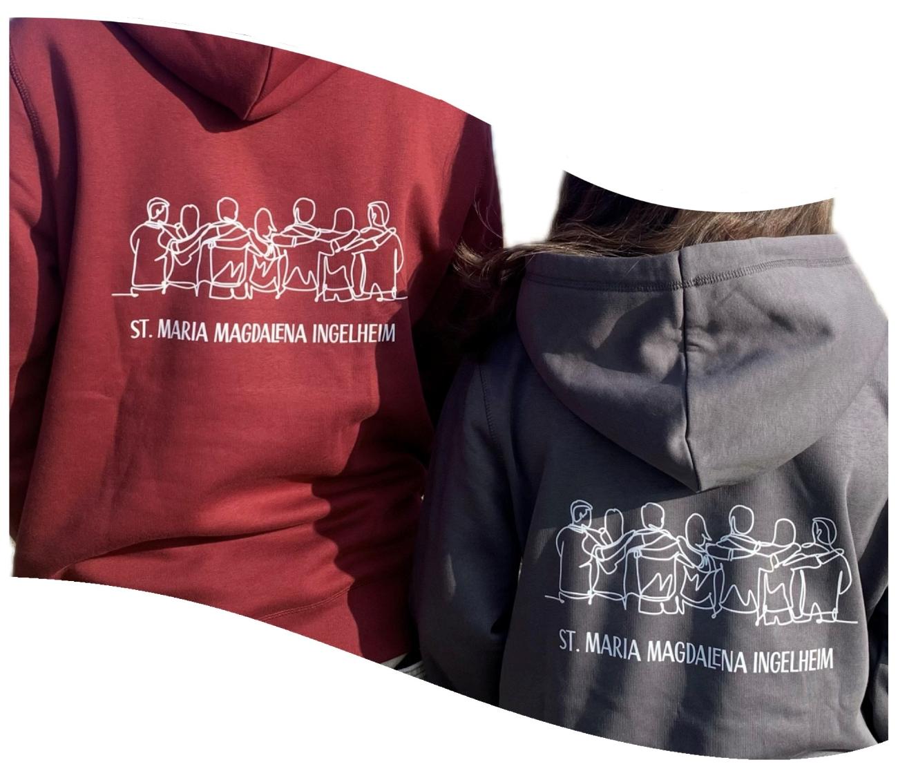 Foto der erhältlichen Hoodies