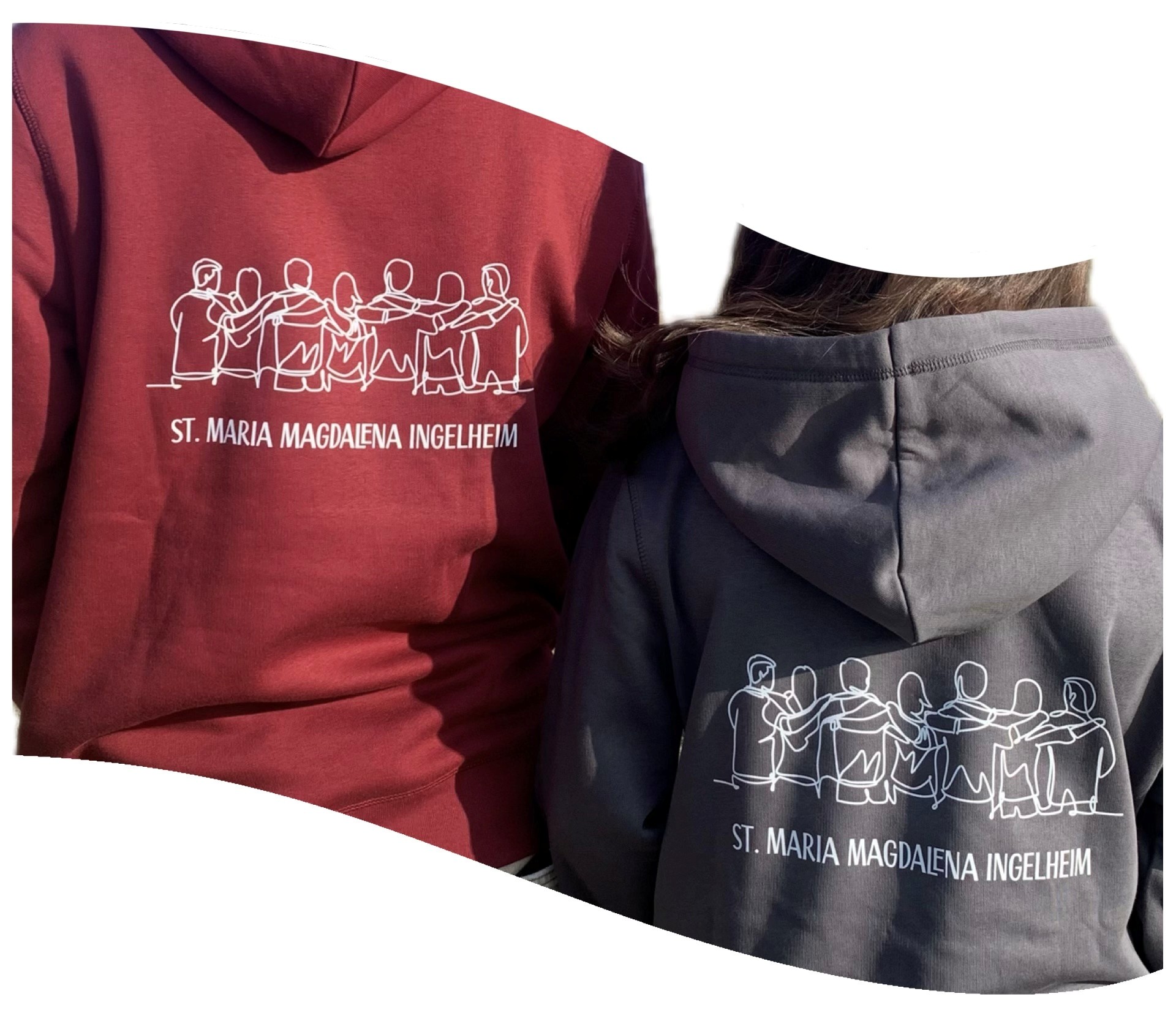 Foto der erhältlichen Hoodies