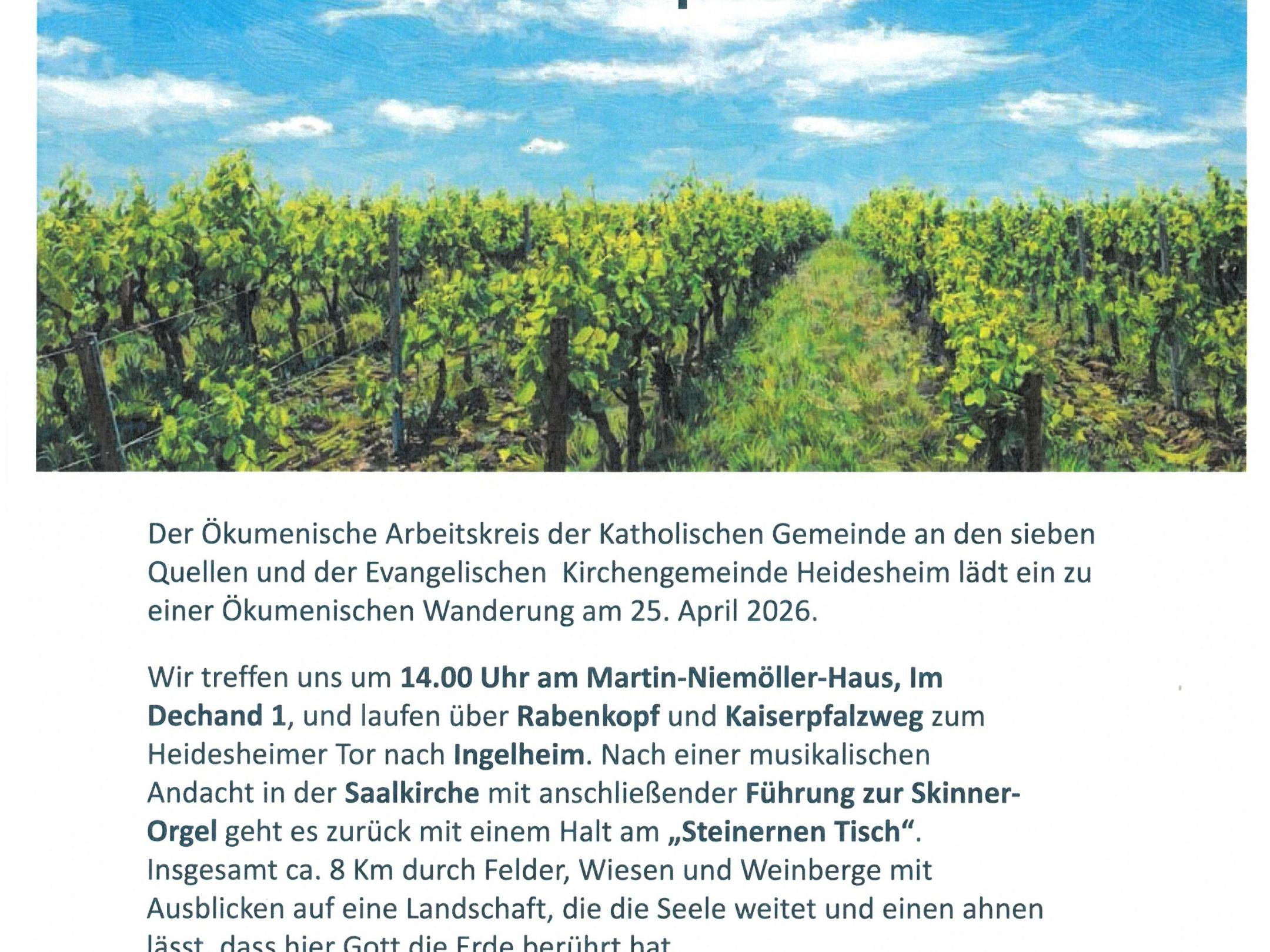 Ökumenische Wanderung