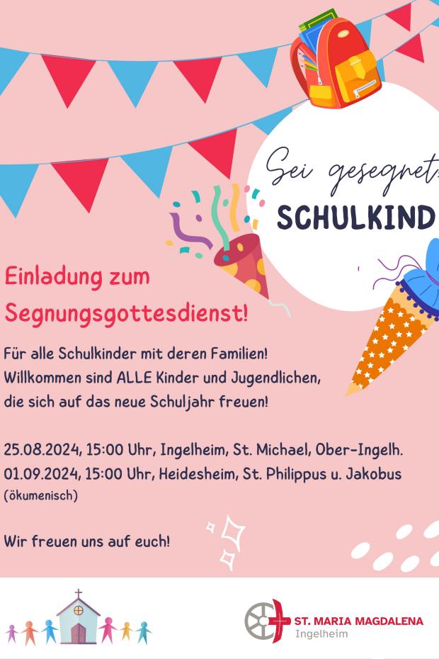 Segnungsgottesdienste Schulkinder 2024