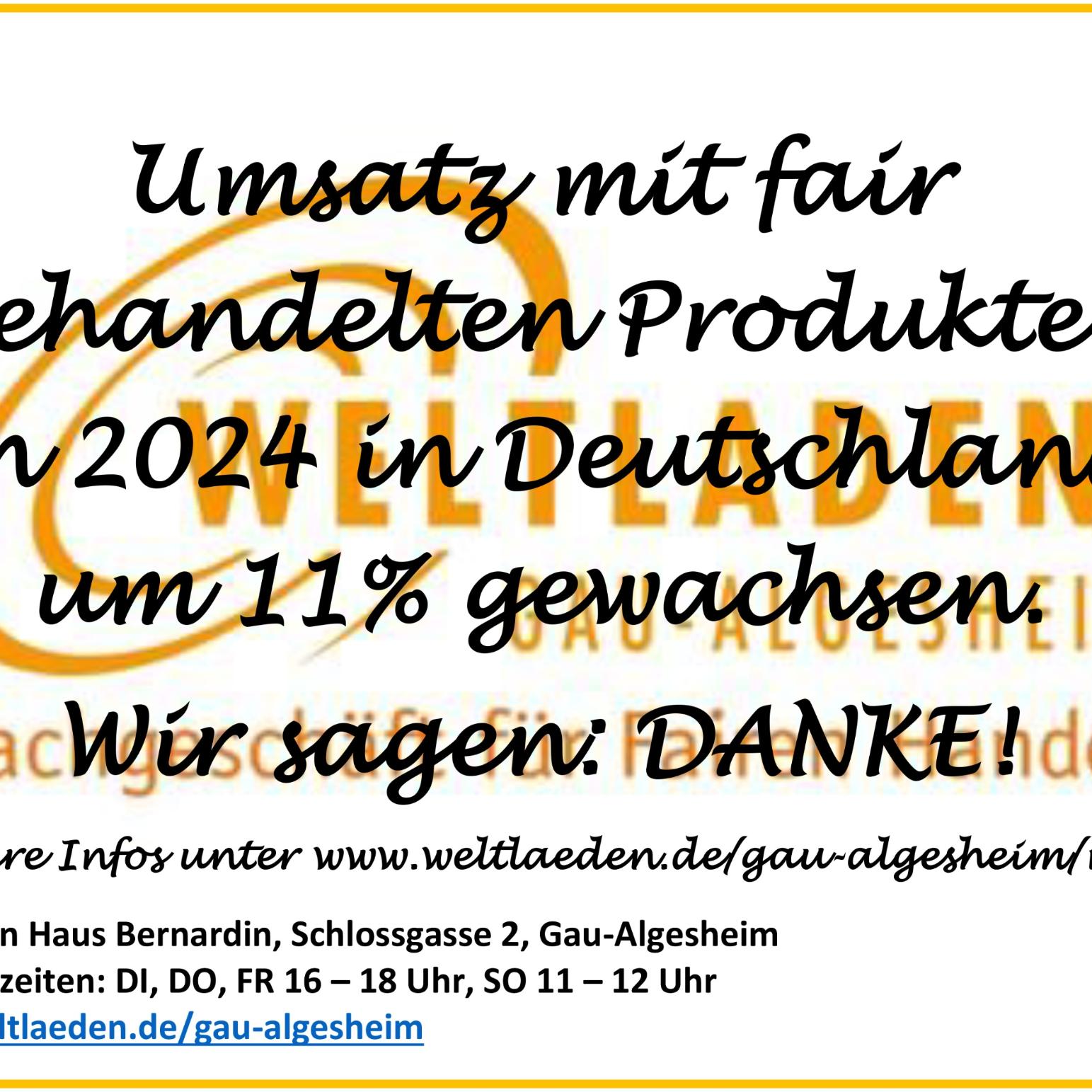 Kaffee aus dem Weltladen Gau-Algesheim