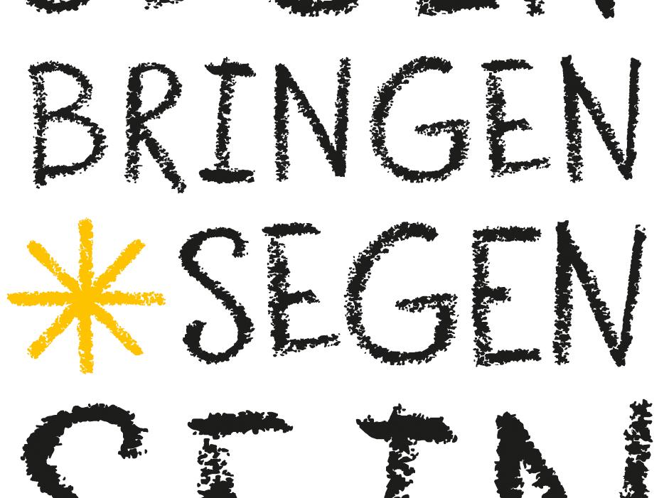 Sternsinger-Motto Segenbringen - Segen sein!