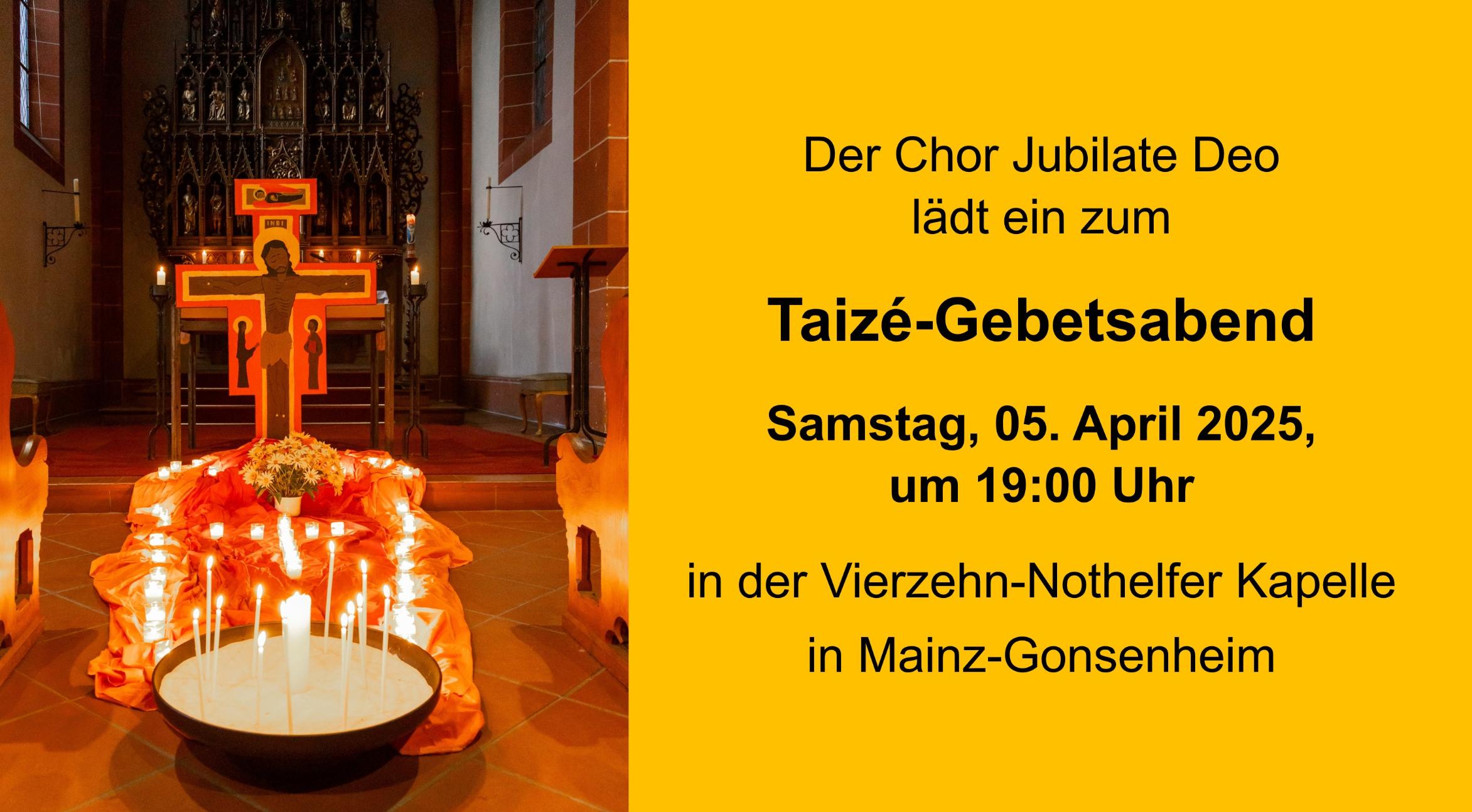 Einladung Taize-Gebetsabend 05-04-2025