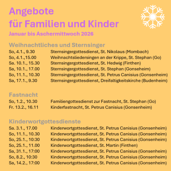Angebote für Familien I-2026