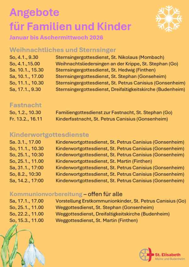 Angebote für Familien I-2026