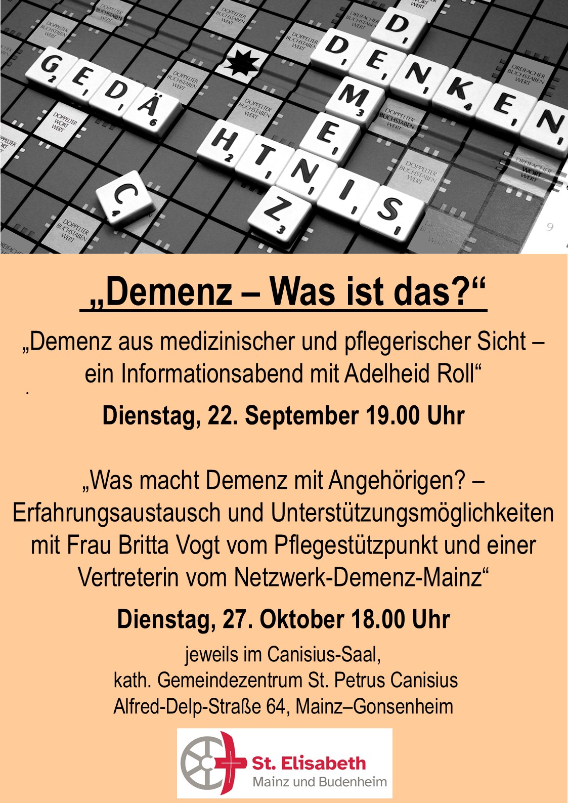 Demenz-Gesprächsabende 2026