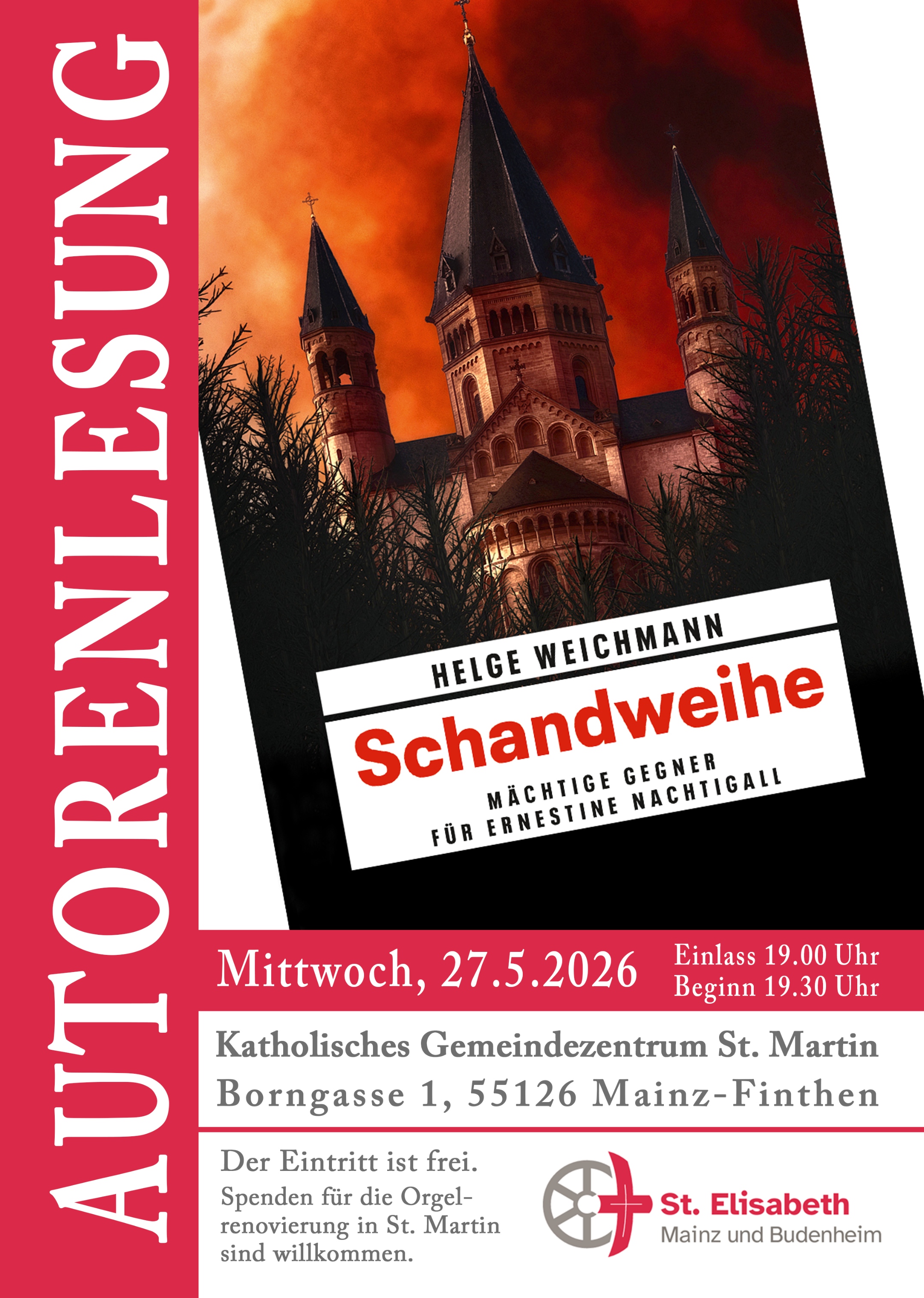 Flyer Schandweihe St. Martin Version 1
