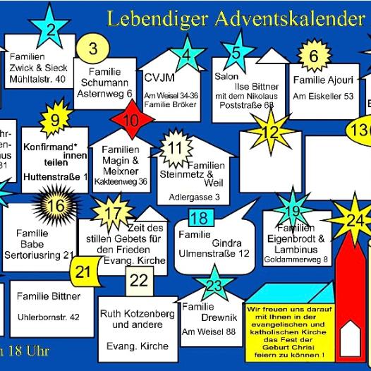 Lebendiger Adventskalender Finthen