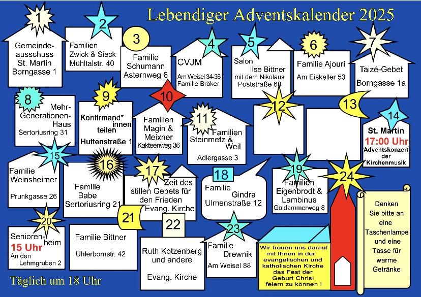 Lebendiger Adventskalender Finthen