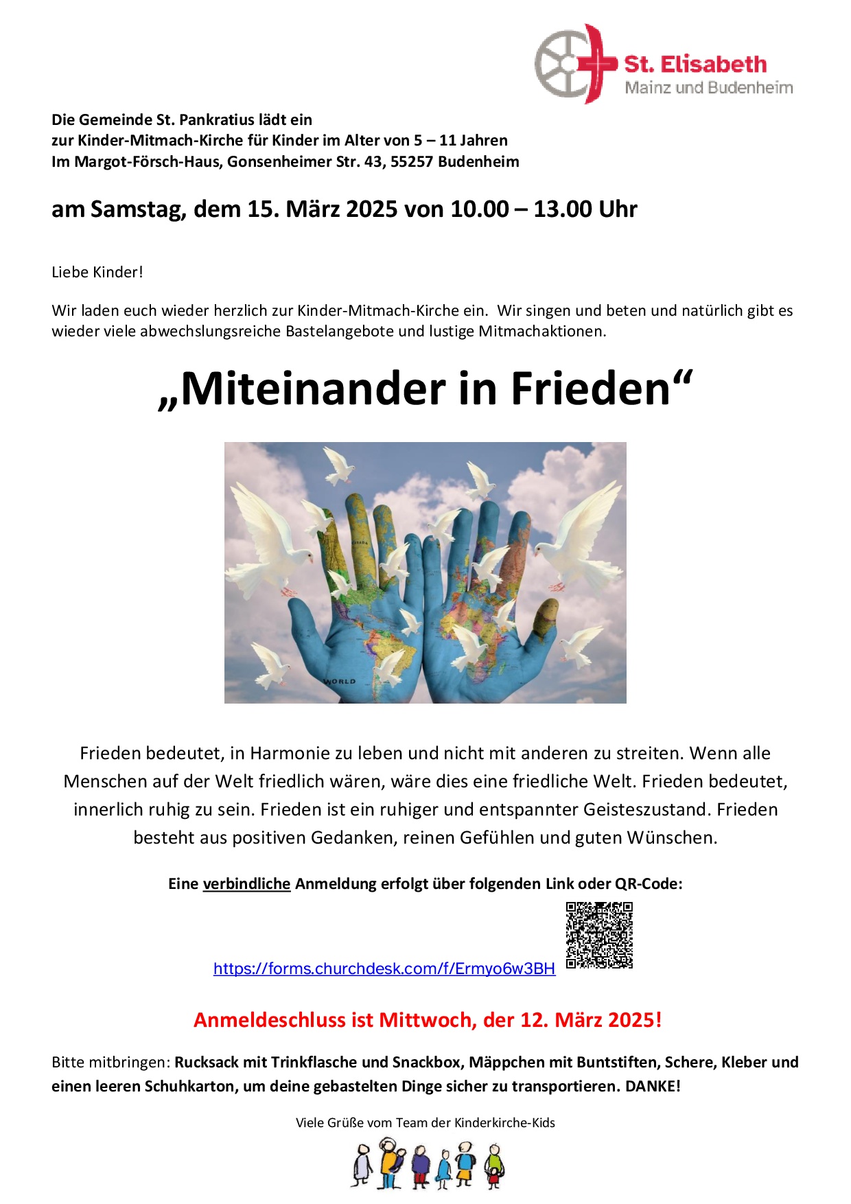 KIMAKI Miteinander im Frieden Flyer