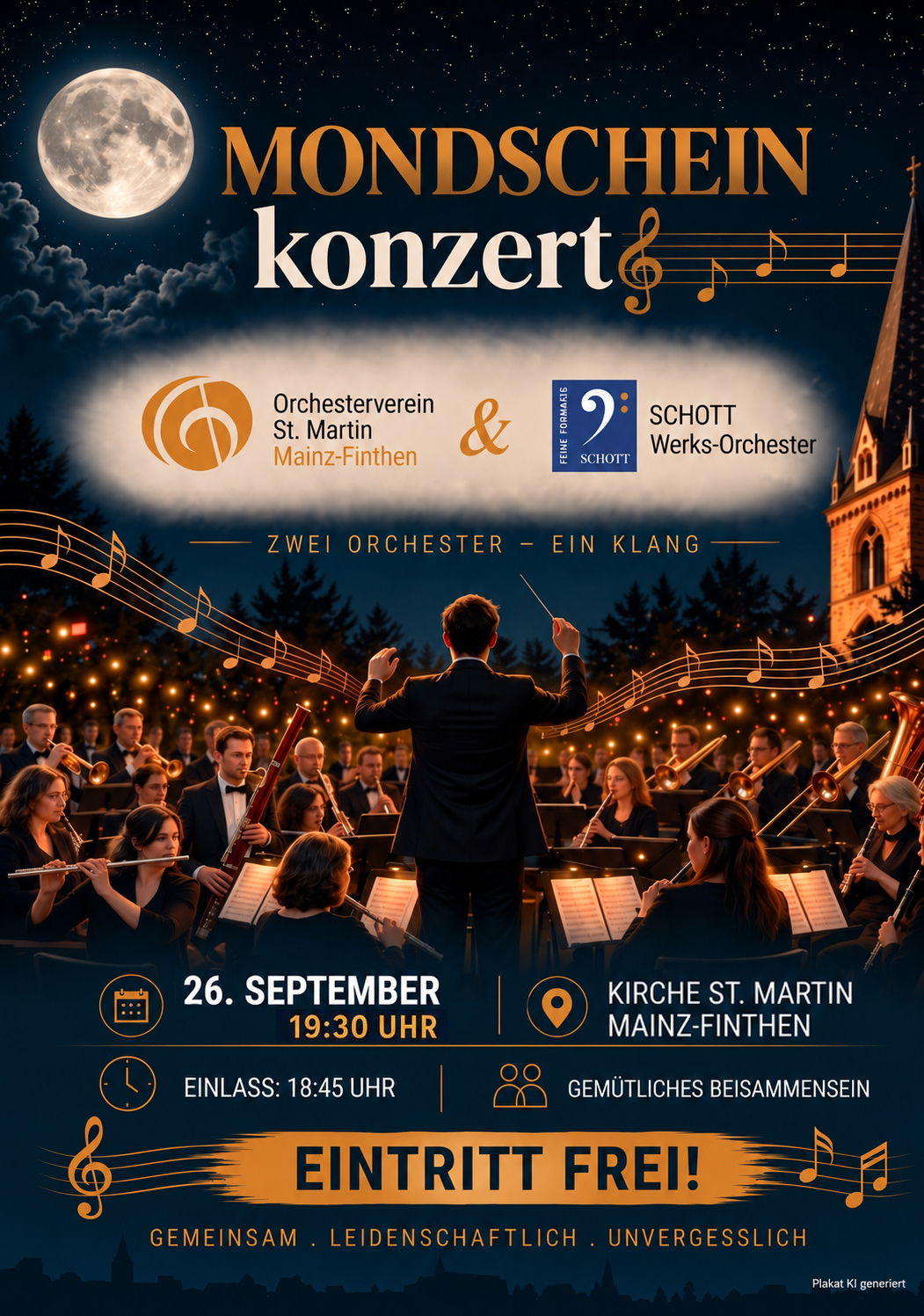 Plakat Mondscheinkonzert 2026