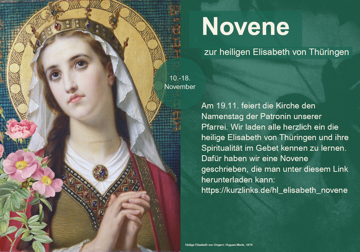 Novene zur heiligen Elisabeth von Thüringen