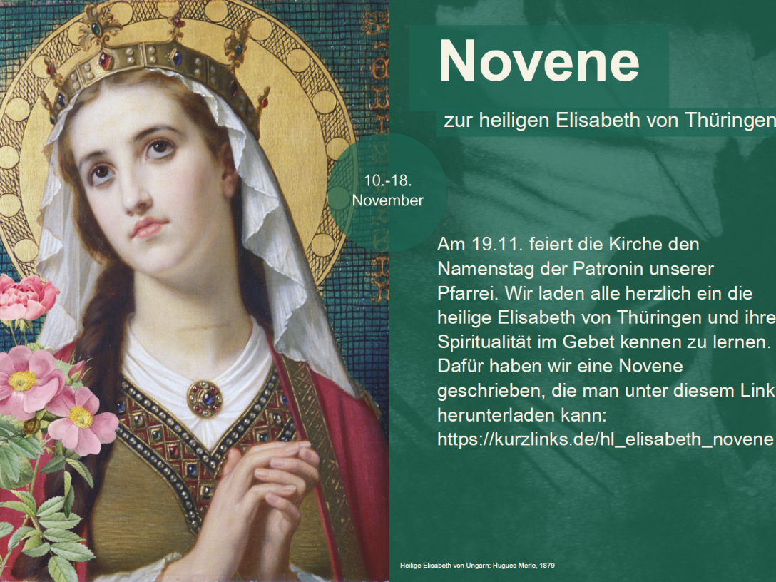 Novene zur heiligen Elisabeth von Thüringen