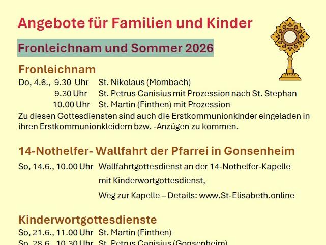 Fronleichnam_bis_Sommer für Familien_2026