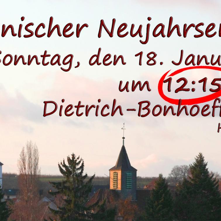 Plakatökumene Neujahrsempfang 2026