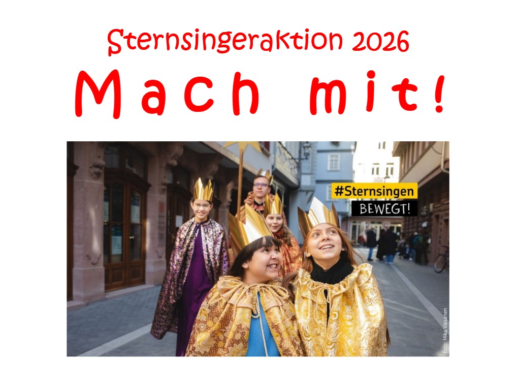 Sternsingeraktion-Anmeldung