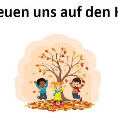 Wir freuen uns auf den Herbst Kindermitmachkirche Budenheim