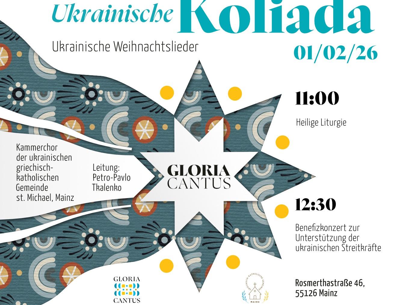 Benefizkonzert ukrainische Gemeinde