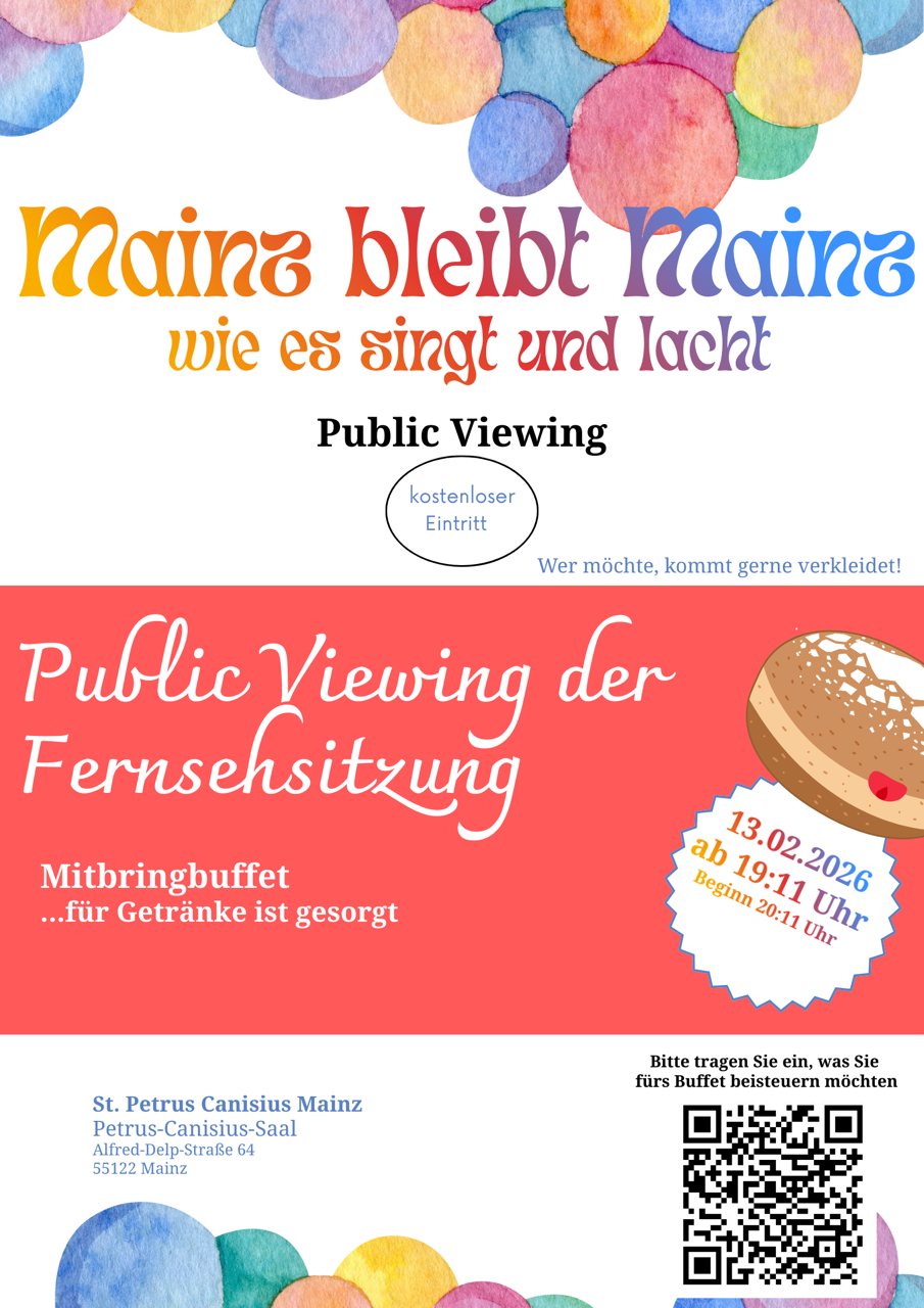 Plakat Mainz bleibt Mainz