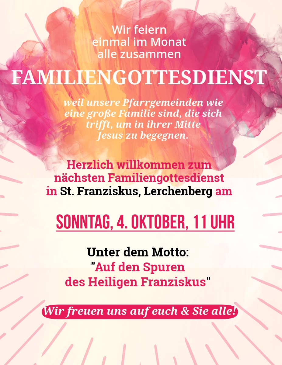 Familiengottesdienst - Der Heilige Franziskus
