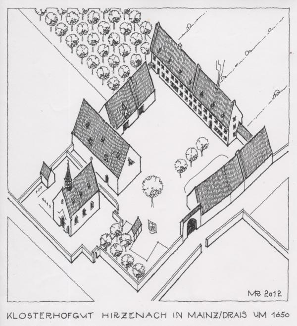 Klosterhof Hirzenach mit Kirche