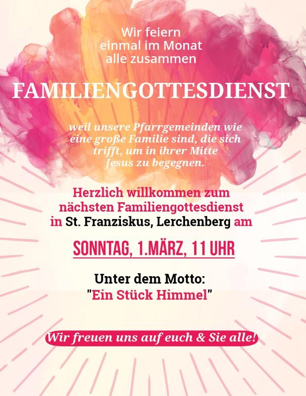 Ein Stück Himmel - Familiengottesdienst St. Franziskus