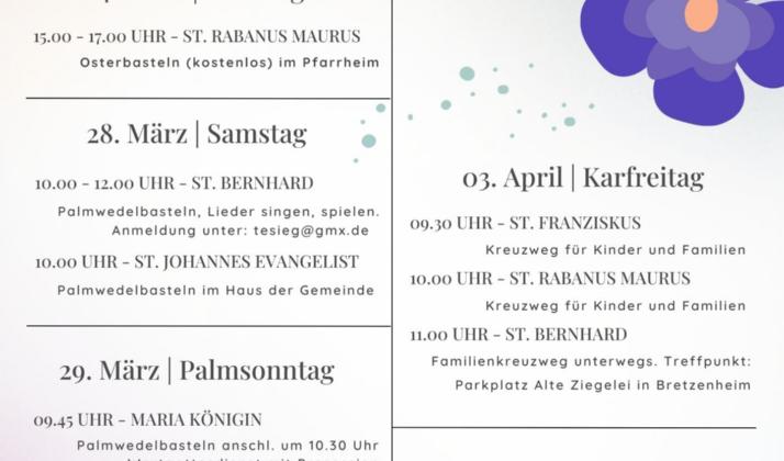 Ostern für Familien St. Clara 202