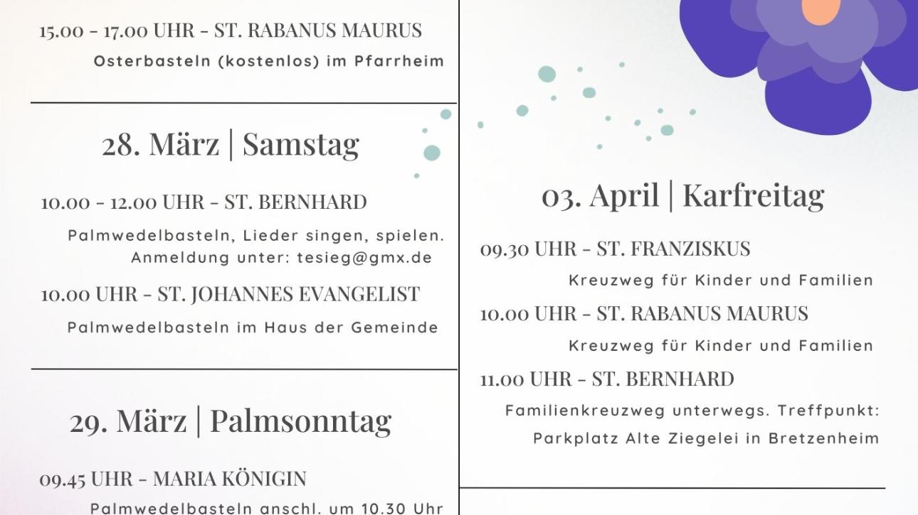 Ostern für Familien St. Clara 202