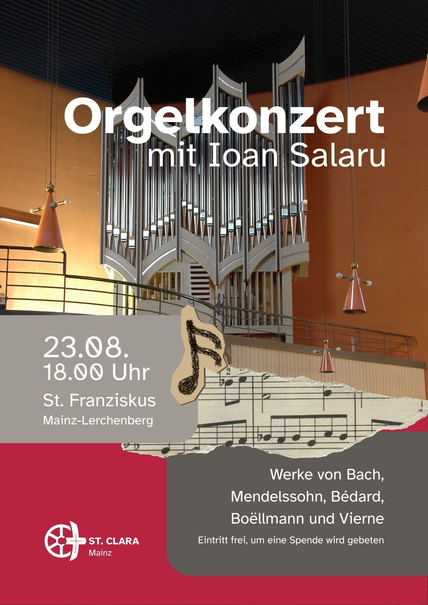 Orgelkonzert Ioan Salaru St. Franziskus