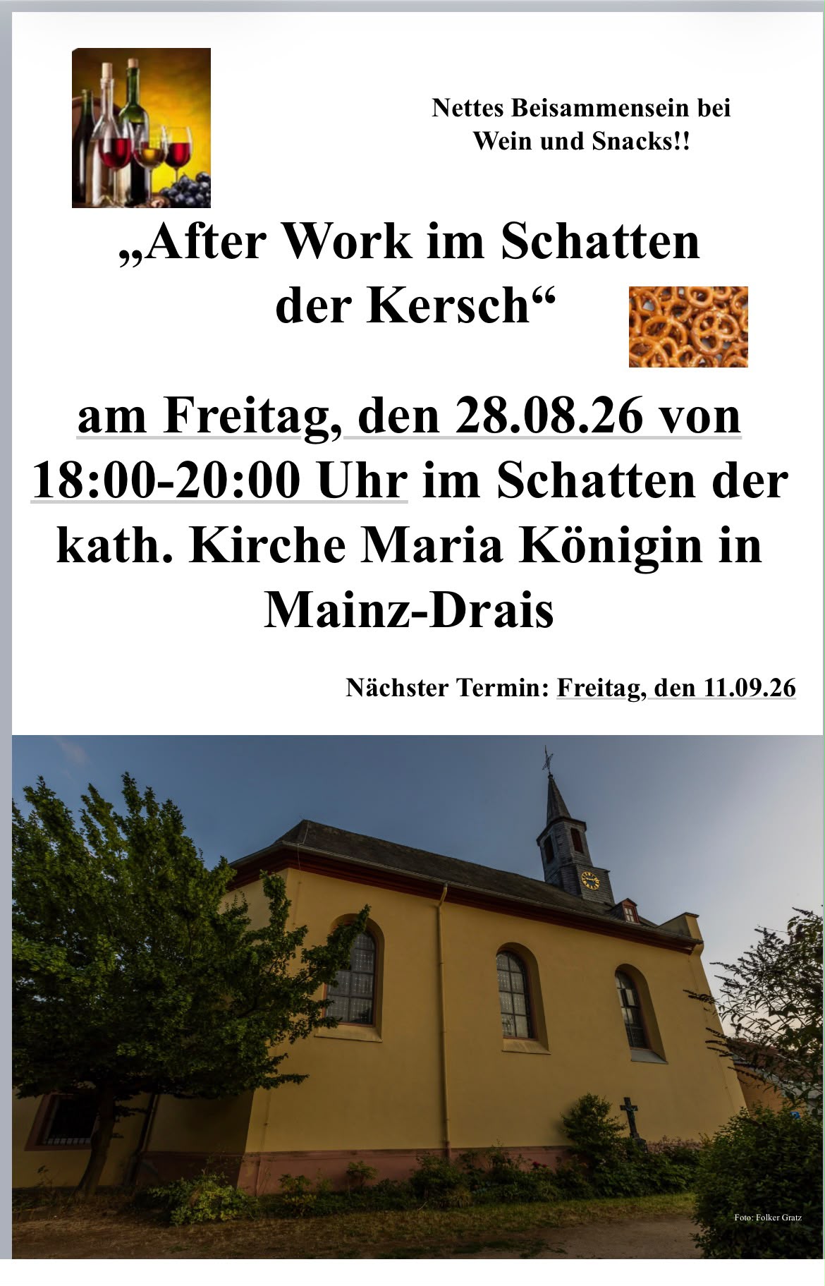 After Work im Schatten der Kersch 28.08.2026