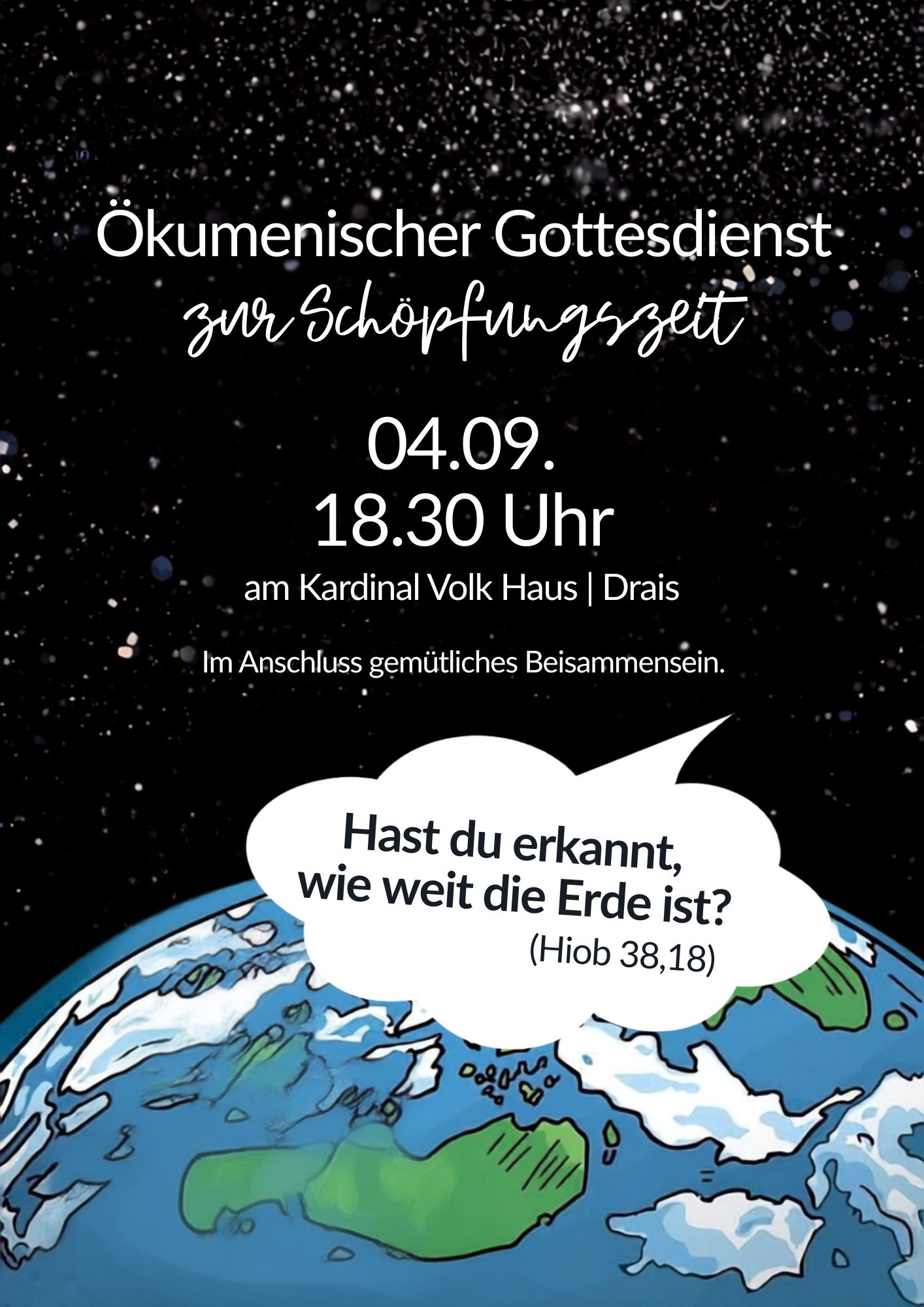 Ökumenischer Schöpfungsgottesdienst 2026