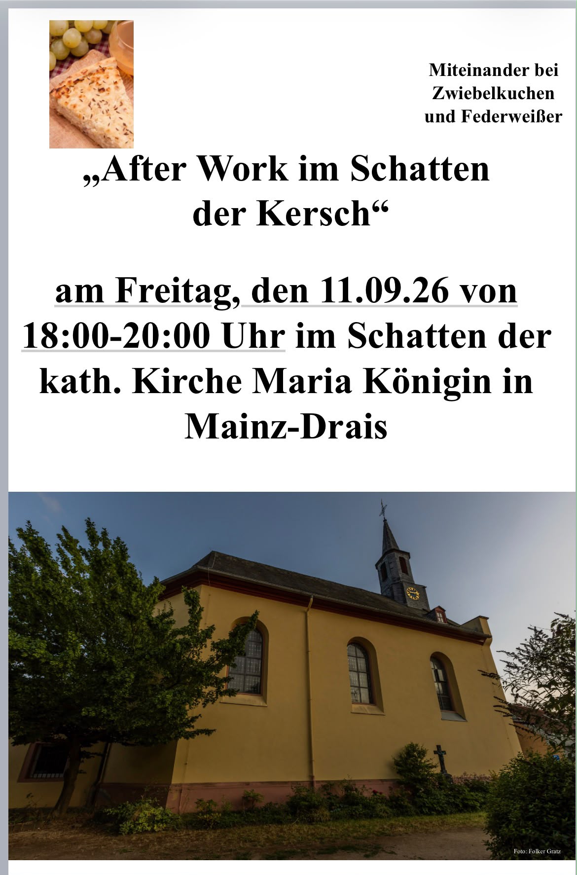 AfterWork im Schatten der Kersch 11.09.2026