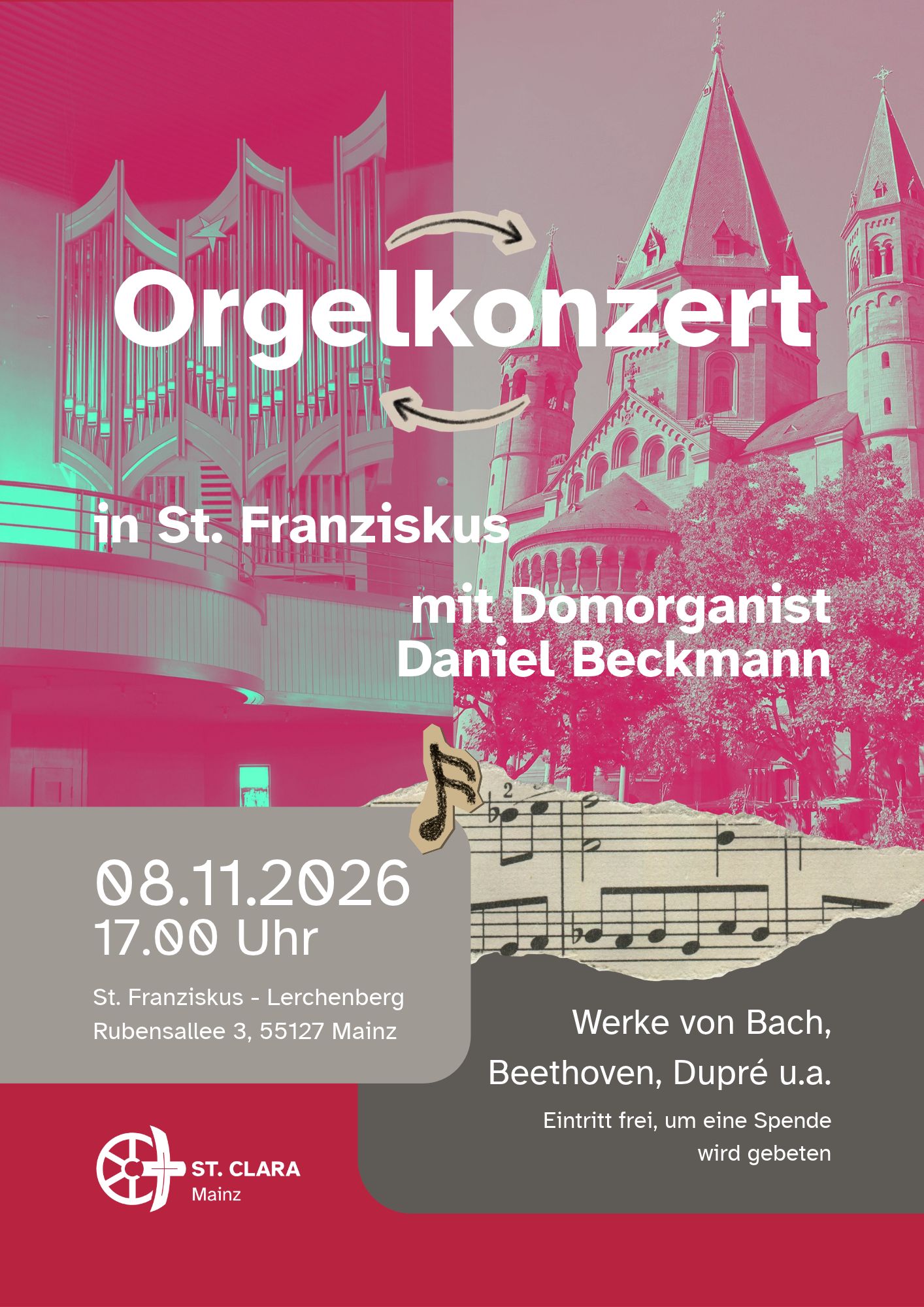 Orgelkonzert mit Domorganist Daniel Beckmann