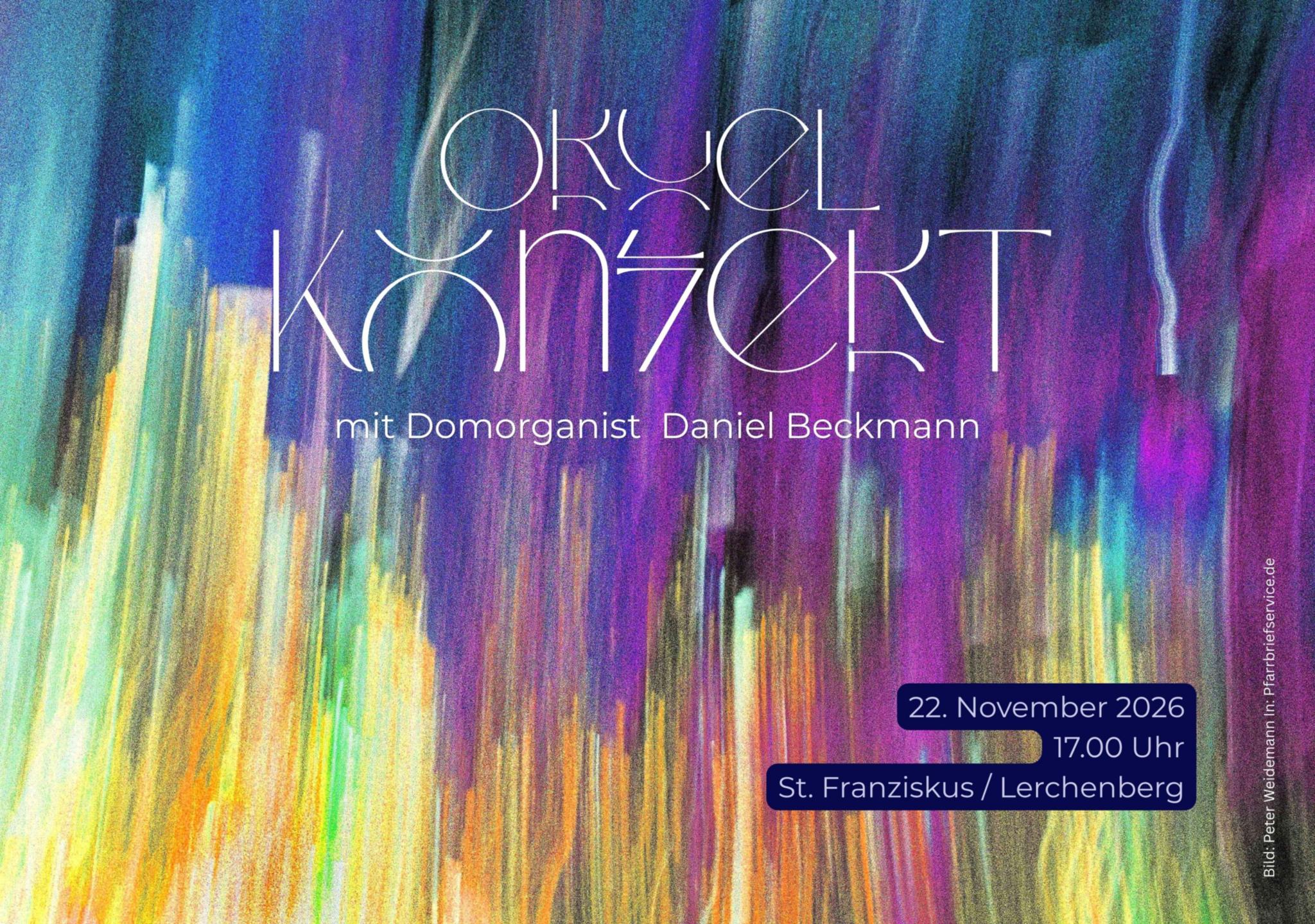 Orgelkonzert mit Daniel Beckmann