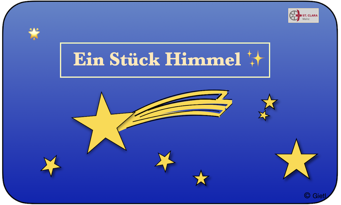 Ankündigung 'Ein Stück Himmel'