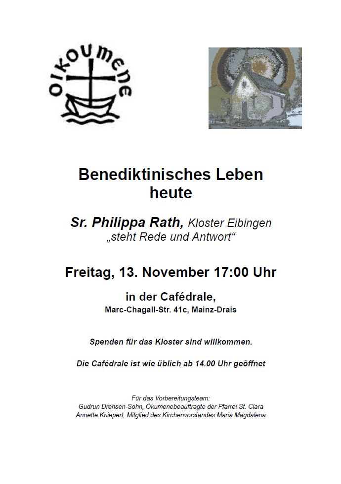 Benediktinisches Leben heute: Sr. Philippa Rath