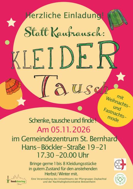 Kleidertausch St. Bernhard im Herbst 2026