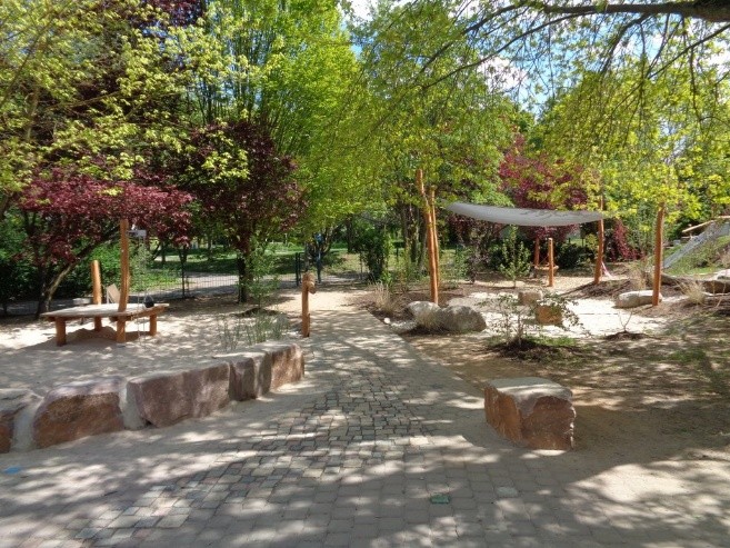 Außengelände Kita St. Bernhard