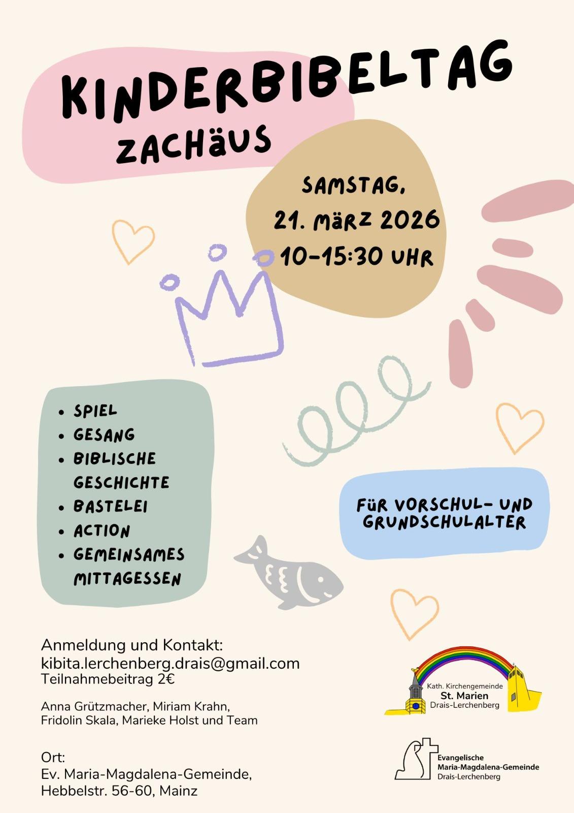 Kinderbibeltag März 2026
