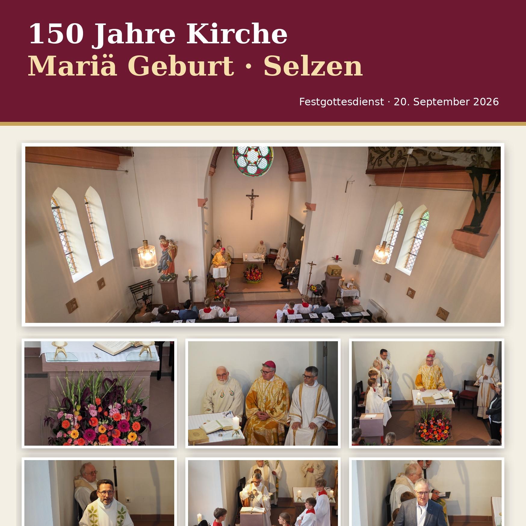 Bildkollage_150_Jahre_Kirche_Selzen