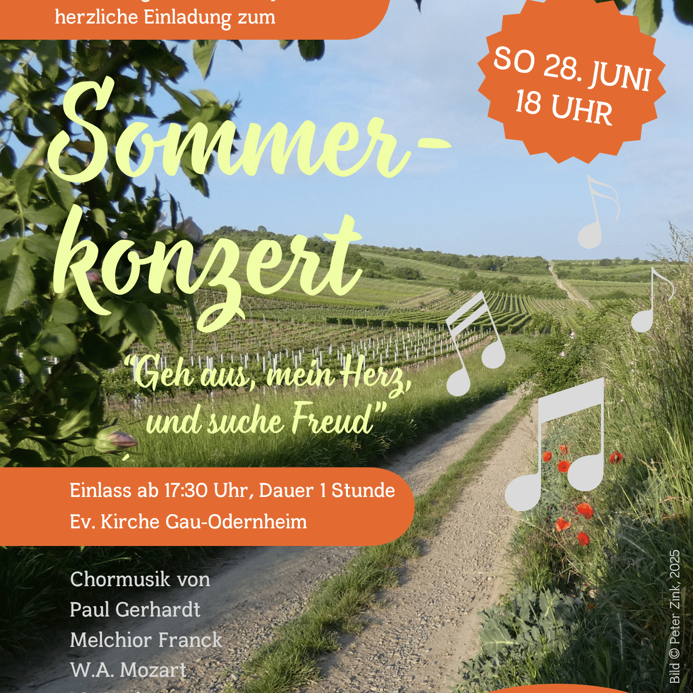 Sommerkonzert Plakat