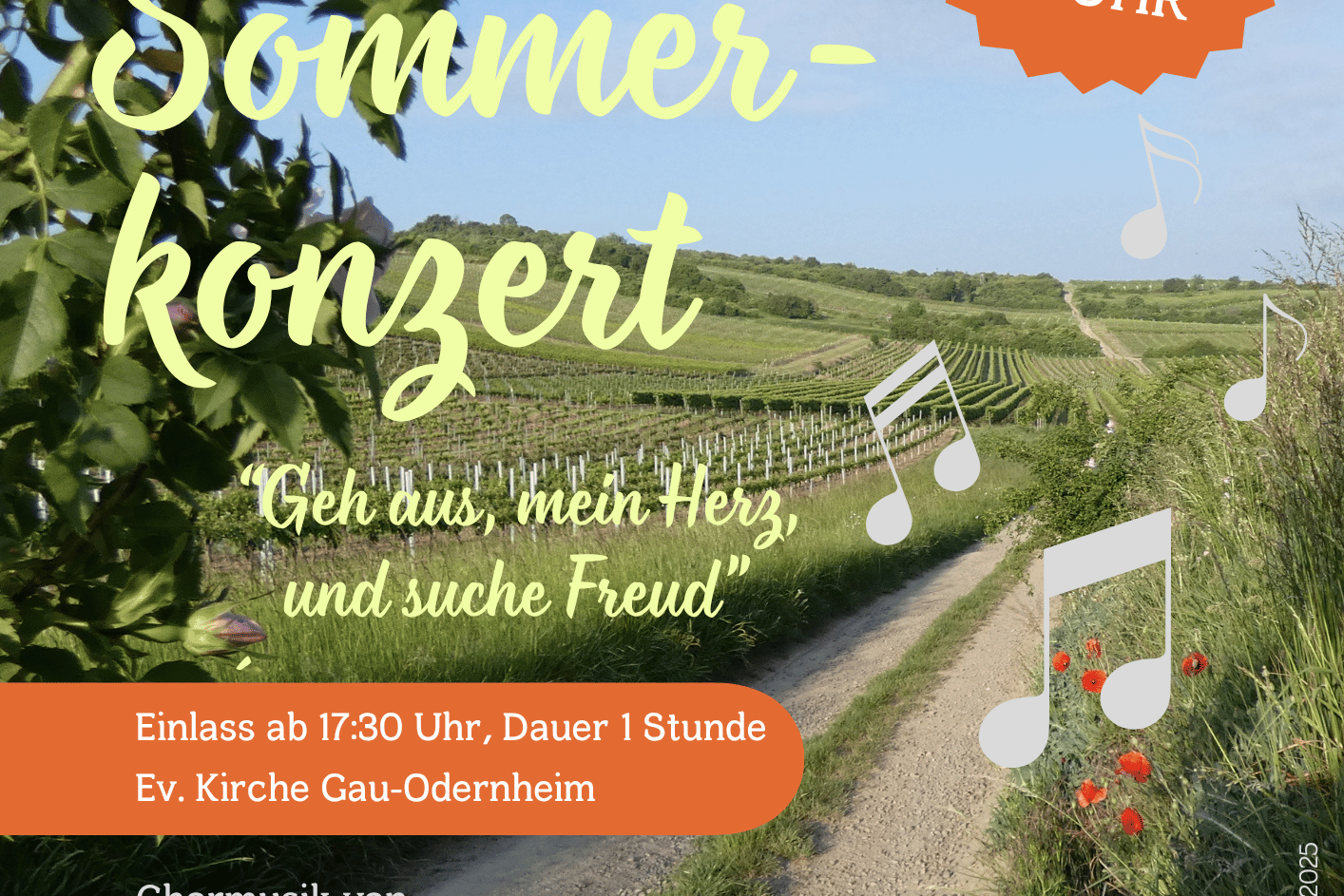 Sommerkonzert Plakat