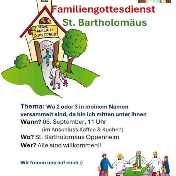 Familien Gottesdienst St. Bartholomäus September 2026