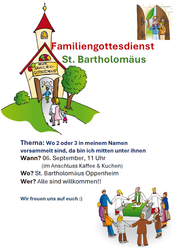 Familien Gottesdienst St. Bartholomäus September 2026