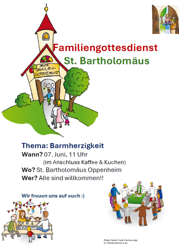 Familiengottesdienst 07.06.2026