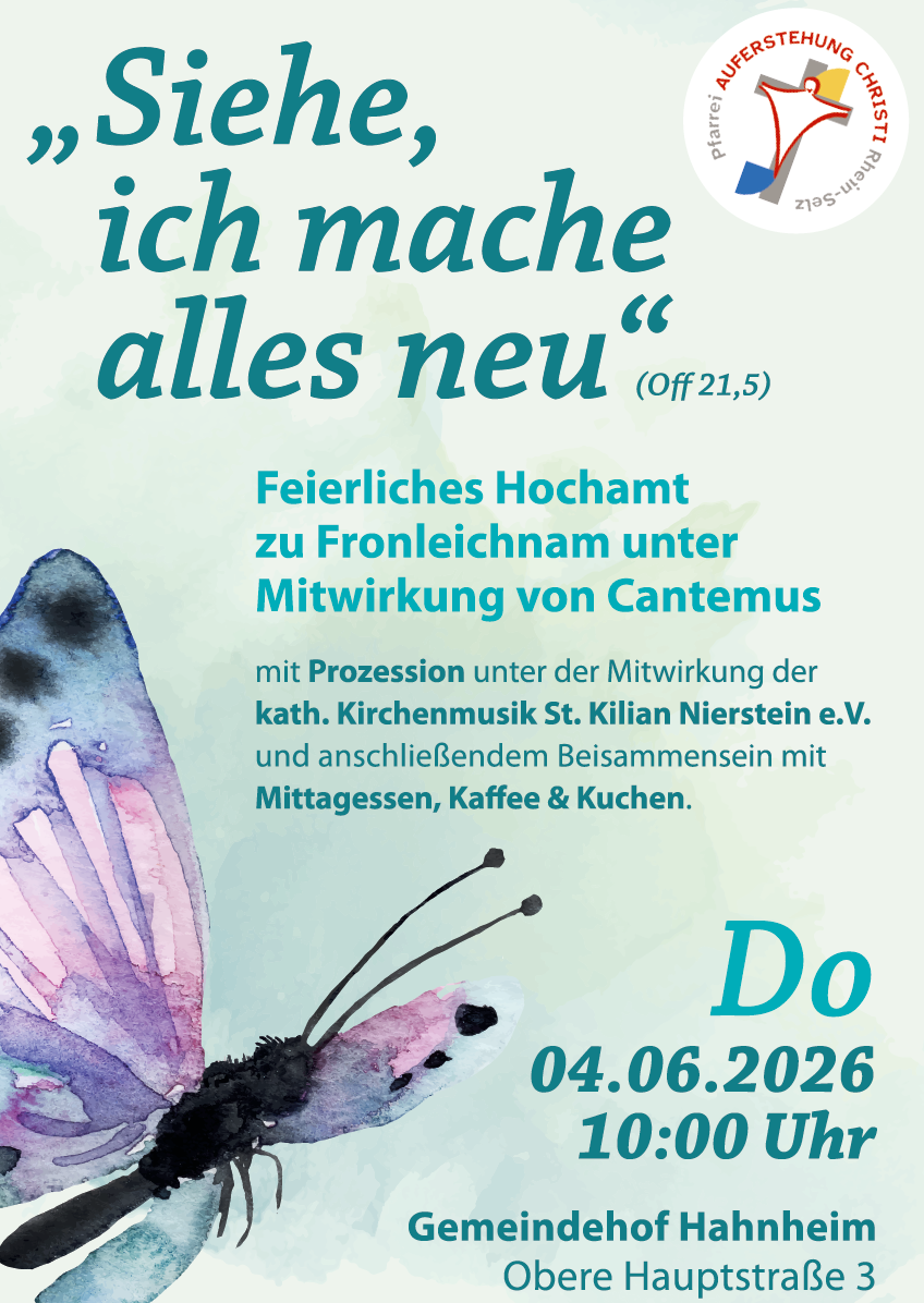 Fronleichnam 2026 Flyer