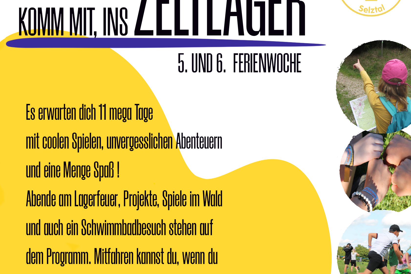 KJS Sommerzeltlager Flyer