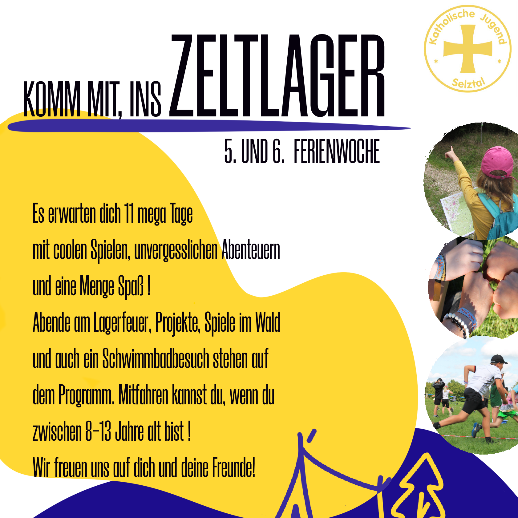 KJS Sommerzeltlager Flyer